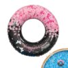 Patio Outdoor Swim, Rings Innovative with, Handle Sequin Flower, Ergonomic