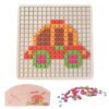 Pattern Blocks Colorful Geometric with Teaching Cards 210 Pieces
