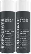 Paulas Choice-SKIN PERFECTING 2% BHA Liquid Salicylic Acid Exfoliant-Facial Exfoliant for Blackheads, Enlarged Pores, Wrinkles & Fine Lines, 4 oz Bottle (Pack of 2)