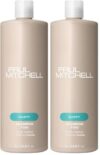 Paul Mitchell Shampoo Two,Clarifying Shampoo,Deep Cleanses + Removes Buildup,For All Hair Types,Especially Oily Hair,33.8 fl. oz.,(Pack of 2)
