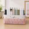 Pawfect House Gifts Personalized Storage Basket With Birth Month Flower, Birthday Gifts For Besties, Sisters, Book Lovers, Flower Girl Basket, Book Organizer Gifts