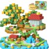 Payleeg Magnetic Blocks, Forest Animals Magnet World Set, Magnetic Building Cubes for Boys Girls Age 4-8, 5-7, 8-12, STEM Montessori Sensory Toys for 3+ Toddlers, Travel Outdoor Toy Gifts for Kids