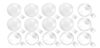 PCTCSHQ 24Pcs DIY Stress Ball Making Kit, Blank Ball Skins with Air Pump & Expander Tool, Make Your Own Fidget Squeeze Balls for Adults（ Clear& Milky White）