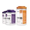 PDI Surface Disinfection Bundle | Includes 2 Super Sani-Cloth Large Canisters + Sani-Cloth Bleach XL Disinfecting Wipes | Daily & Bleach Disinfection for Healthcare, Veterinary & Professional Use