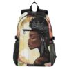 PDZRMY African Woman Hair Laptop Backpack 20L Carry-On Travel