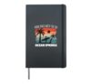 Peace meets the sea - Ocean Springs Hardcover Journal, Black