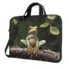 Peace Tree Frog Laptop Case 13 inch Laptop Sleeve Computer Bag Messenger Shoulder Bag Computer Case Carrying Cover
