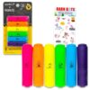 Peanuts Mini Highlighters for Classroom Set - Bundle with 6 Small Highlighters Featuring Snoopy and Charlie Brown Plus Stickers | Peanuts School Supplies for Boys, Girls, Kids