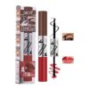 Peel Off Eyebrow Tint Gel & Lip Gloss 2 in1, Waterproof Long-Lasting Transfer-Proof Brow Tattoo Tint, Lasts Up To 3 Days, Peel Off Lip Liner Stain Non-stick Cup for Women, Saves Time(Light Brown)