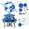 PEMENOL DIY Soldering Kit, Rotating Planet Globe with LED Light & Music, Adjustable Brightness & Speed, Electronics Learing Kit for Teens & Adults STEM Educational Project