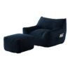 Penau Bean Bag Chair for Adults, Oversized Blue Sofa
