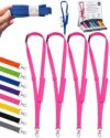 Pencil Lanyard Teacher, New Upgraded Plain Fabric Glasses and Pen Lanyards
