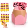 Pencil Number Counting Set Classroom Math Manipulative 1–30 (Pink)