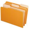 Pendaflex Two-Tone Color File Folders, Legal Size, Orange, 1/3 Cut, 100/BX (153 1/3 ORA)