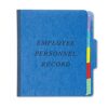 Pendaflex Vertical Personnel Folders, 1/3 Cut, Top Tab, Letter, Blue, 10 Per Box,(SER-1-BL)