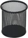 Pen Holders, Mesh Pen Cup, Metal Pencil Holders for Desk, Multifunctional Organizer for Office School Home Makeup Brush (Black)