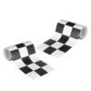PENIKOKO 2 Rolls Checkered Peel and Stick Wall Border Sticker Self-Adhesive Design, PVC Material, Waterproof Wall Edge Trim for Bedrooms and Bathrooms, Minimalist and Stylish Home Decor