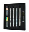 Pentel Arts GraphGear 1000 Mechanical Pencil Premium Gift Set with Refill Leads & Erasers (PG1000BXSET)