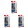 Pentel EnerGel RTX RT Liquid Gel Pen, Med, Metal Tip, (0.7mm), Blue Ink, Box of 12 (BL77PC12C1) (Pack of 3)