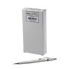 Pentel Sharp Mechanical Pencil (0.7mm) Metallic Silver Barrel, Box of 12 Pencils (P207Z)