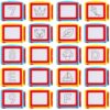 Peohud 20 Pack Magnetic Drawing Board, Small Erasable Doodle Sketch Tablet, Colorful Writing Drawing Pad for Travel Birthday Party Favors Easter Basket Stocking Stuffers
