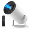 Pericat Projector, Household Use, Small, Ceiling Projection, 27,000 LM, 1080P, 270° Rotation, 4K Compatible, Home Projector, Wi-Fi 6 Instant Connection, Bluetooth 5.4, HiFi Speaker, Automatic Keystone