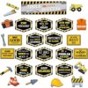 PerKoop 76 Pcs Construction Bulletin Board Decoration for Back to School Under Construction Classroom Decor Tools for Success Bulletin Board Set Positive Saying Accent for School Classroom Wall Decor