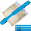 PerKoop Plastic All Purpose Document Sorter Alphabetical a-z File Organizer Compact Upright Space Saving Paper Organizer for File Office School, Blue, 2.52 x 23.5 inches(1 Set)