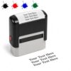 Personalised Stamp Custom Self-Inking Stamps for Name Text Logo Business Address (Small 38 * 14mm)