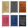 Personalized Appreciation Journal Notebook – Engraved Vegan Leather Refillable Notebook with Lined Pages, Difference Maker & Impact Creator Design, Custom Name Gift Journal with Gift Box