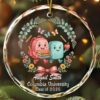 Personalized Backpack Lunchbox Glass Ornament School Gift