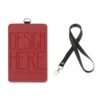 Personalized Badge Holder Custom Card Holder Customized Card Holders for Office School Id, Credit Cards, Driver Licence for Women Men Brown CWE0727JL075