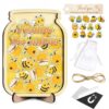 Personalized Bee Magnetic Reward Jar for Kids, Wooden Positive Behavior Rewards System with Bee Tokens, Classroom Reward Jar, Toddler Potty Training, Back to School for Boys Girls, Classroom Décor