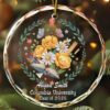 Personalized Buttercup Classroom Glass Ornament School Gift