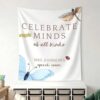 Personalized Celebrate Mind of All Kind Banner for Speech Therapy Classroom