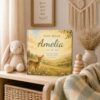Personalized Christian Baby Book, Baptism, Dedication, Christening Gift, Godchild Keepsake Size 20x20 cm / 8x8″