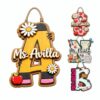 Personalized Classroom Door Sign, Teacher Door Hanger, Custom Initial Name Plate, Pencil Letter Wood Decor, Teacher Signs For Classroom, Welcome To Our Classroom Sign, School Office Decor