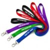 Personalized Custom Lanyard with Text/Logo/Photo/Name,Customized Lanyards 10-5000Pcs Bulk for ID Card Badge Holder, Teacher, Office, Business etc