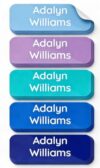 Personalized Daycare Name Label for Kids (200 Labels) Custom Labels for Clothing Tag Waterproof Name Stickers for Clothing Tags, Camp，Lunch Boxes，Bottles, Backpacks and School Supplies