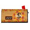 Personalized Fall Mailbox Covers Magnetic Standard Size Custom with Street Number Mail Box Covers for Outdoor Post Letter Box Wraps for Home Garden Yard Decor 18 x 22 Inch