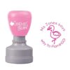 Personalized Flamingo Teacher Stamp Self Inking Custom Name