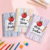 Personalized Spiral Notebook for Teacher | 60 Pages Title Name A5 Notebook