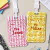 Personalized Teacher Badge Holder, Custom Name Cartoon Character Pencil Crayon ID Card Holder with Lanyard for Educators, Back to School Teachers Appreciation Gifts from Students for Women Work Office
