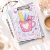Personalized Teacher Clipboard, Custom Pencil Cute Clipboard for Teachers
