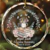 Personalized Teacher Coffee Break Glass Ornament Teacher Gift