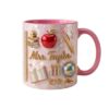 Personalized Teacher Mug, Custom 3D Effect Coffee Cups For Teachers, Back To School Gifts From Student, Unique Appreciation Thank You Bulk Gifts For Teachers, Funny Teacher Gift For Women