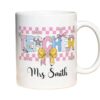 Personalized Teacher Mug, Custom Teachers Coffee Cups With Name, Back To School Gifts From Student, Thank You Appreciation Retirement Bulk Gifts For Teachers, Funny Teacher Gift For Women