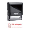 Personalized This Belongs to Self-Inking Name Stamp for Kids – Custom School Name Stamp – Teacher & Classroom Stamp – 3/4" x 1-7/8"