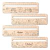 Personalized Wooden Ruler, Custom Name Engraved Wood Ruler with Cute Cartoon Pattern, Back to School Gift & Keepsake Present for Student Birthday Graduation, 7x5Inch