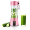 Personal Size Blender for Smoothies - Cordless Mini Blender with 380Ml BPA Free Cup & Powerful Blending, Easy to Squeeze Fresh Juice in Travel/Gym